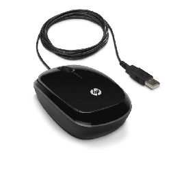 HP Souris filaire X1200 (noir brillant)