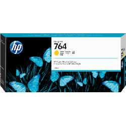 HP 764 cartouche d'encre DesignJet jaune, 300 ml