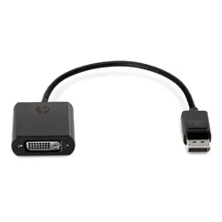 HP DisplayPort to DVI Adapter 0,2 m Noir