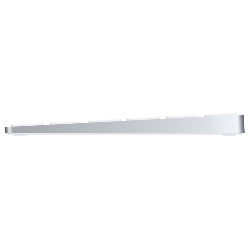 Apple MLA22 clavier Bluetooth Français Argent, Blanc