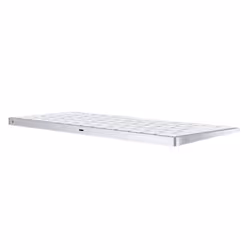 Apple MLA22 clavier Bluetooth Français Argent, Blanc - Vue supplémentaire 3