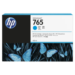 HP Cartouche d'encre cyan 765 Designjet, 400 ml