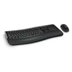 Microsoft Comfort Desktop 5050 clavier Souris incluse RF sans fil QWERTY International EER Noir
