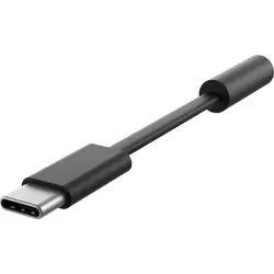 Microsoft LKZ-00004 câble de téléphone portable Noir USB C 3,5mm