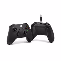 Microsoft Xbox Wireless Controller + USB-C Cable Noir Manette de jeu Analogique/Numérique PC, Xbox One, Xbox One S, Xbox One X, Xbox Series S, Xbox Series X - Vue supplémentaire 4