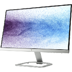 HP 22es 21.5" Full HD LED Noir, Argent
