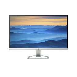 HP 27es 27" Full HD LED Noir, Argent