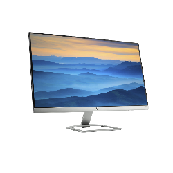 HP 27es 27" Full HD LED Noir, Argent