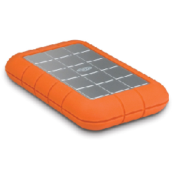 LaCie Rugged Triple USB 3.0, 2TB disque dur externe 2 To Aluminium, Orange