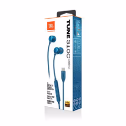 JBL Tune 310C USB Casque Avec fil Ecouteurs Appels/Musique USB Type-C Bleu - Vue supplémentaire 8