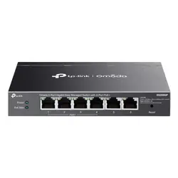 TP-Link Omada ES206GP commutateur réseau Géré Gigabit Ethernet (10/100/1000) Connexion Ethernet, supportant l'alimentation via ce port (PoE) Noir