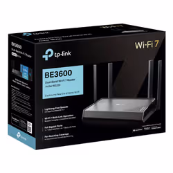TP-Link Archer BE220 routeur sans fil Gigabit Ethernet Bi-bande (2,4 GHz / 5 GHz) Noir - Vue supplémentaire 4