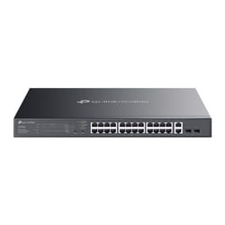 TP-Link Omada ES228GMP commutateur réseau Géré L2 Gigabit Ethernet (10/100/1000) Connexion Ethernet, supportant l'alimentation via ce port (PoE) Noir