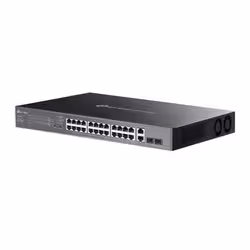 TP-Link Omada ES228GMP commutateur réseau Géré L2 Gigabit Ethernet (10/100/1000) Connexion Ethernet, supportant l'alimentation via ce port (PoE) Noir - Vue supplémentaire 3