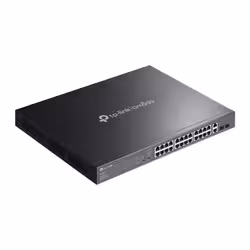 TP-Link Omada ES228GMP commutateur réseau Géré L2 Gigabit Ethernet (10/100/1000) Connexion Ethernet, supportant l'alimentation via ce port (PoE) Noir - Vue supplémentaire 4