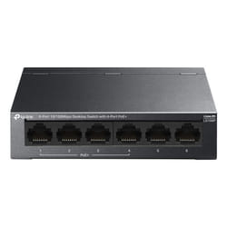 TP-Link LS106P commutateur réseau Non-géré L2 Fast Ethernet (10/100) Connexion Ethernet, supportant l'alimentation via ce port (PoE) Bureau Noir