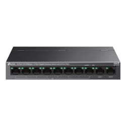 TP-Link LS1210P commutateur réseau Non-géré L2 Gigabit Ethernet (10/100/1000) Connexion Ethernet, supportant l'alimentation via ce port (PoE) Bureau Noir
