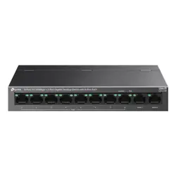 TP-Link LS1210P commutateur réseau Non-géré L2 Gigabit Ethernet (10/100/1000) Connexion Ethernet, supportant l'alimentation via ce port (PoE) Bureau Noir