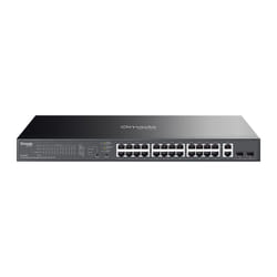 TP-Link ES228GP commutateur réseau Géré L2 Gigabit Ethernet (10/100/1000) Connexion Ethernet, supportant l'alimentation via ce port (PoE) Noir