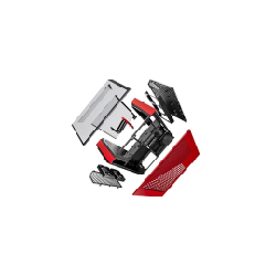 HYTE Y60 Midi Tower Noir, Rouge