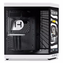 HYTE Y70 Touch Infinite Midi Tower Noir, Blanc - Vue supplémentaire 3