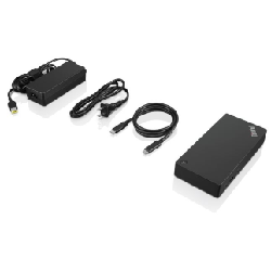 Lenovo 40AS0090EU station d'accueil Avec fil USB 3.2 Gen 1 (3.1 Gen 1) Type-C Noir (40AS0090EU)