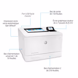 HP Color LaserJet Enterprise M455dn, Couleur, Imprimante pour Entreprises, Imprimer, Taille compacte; Sécurité renforcée; Eco-énergétique; Impression recto-verso (3PZ95A#B19) - Vue supplémentaire 13