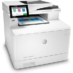 HP Color LaserJet Enterprise Imprimante multifonction couleur LaserJet Enterprise M480f, Couleur, Imprimante pour Entreprises, Impression, copie, scan, fax, Taille compacte; Sécurité renforcée; Impres (3QA55A#B19)