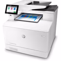 HP Color LaserJet Enterprise Imprimante multifonction couleur LaserJet Enterprise M480f, Couleur, Imprimante pour Entreprises, Impression, copie, scan, fax, Taille compacte; Sécurité renforcée; Impres (3QA55A#B19) - Vue supplémentaire 2