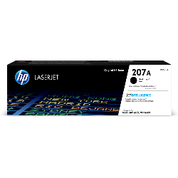 HP Toner noire LaserJet 207A authentique (W2210A)
