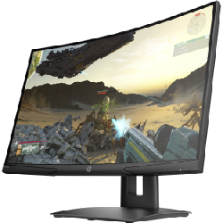 HP X24c 59,9 cm (23.6") 1920 x 1080 pixels Full HD LED Noir (9FM22AA#ABB)