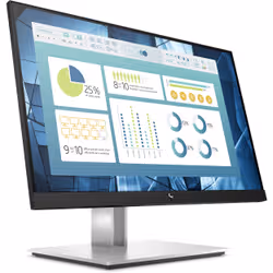 HP E-Series E22 G4 54,6 cm (21.5") 1920 x 1080 pixels Full HD LCD Noir, Argent (9VH72AA#ABB) - Vue supplémentaire 3