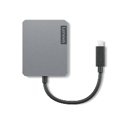 Lenovo 4X91A30366 hub & concentrateur USB 2.0 Type-C Gris (4X91A30366)