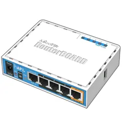 Mikrotik HAP ac lite 733 Mbit/s Blanc Connexion Ethernet, supportant l'alimentation via ce port (PoE)