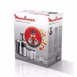 Moulinex JU610D10 presse-agrumes Centrifugeuse 800 W Noir, Acier inoxydable - Vue supplémentaire 4