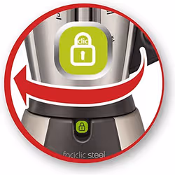 Moulinex LM320A10 blender 2 L Mélangeur de table 550 W Acier inoxydable - Vue supplémentaire 5