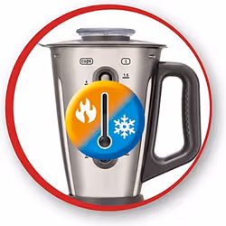 Moulinex LM320A10 blender 2 L Mélangeur de table 550 W Acier inoxydable - Vue supplémentaire 6