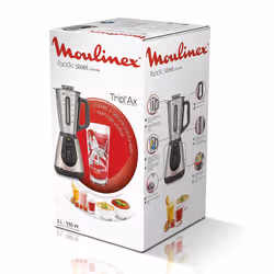 Moulinex LM320A10 blender 2 L Mélangeur de table 550 W Acier inoxydable - Vue supplémentaire 7