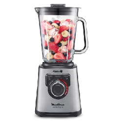 Moulinex perfect mix + 1,5 L Mélangeur de table 1200 W Acier, Gris