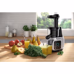 Moulinex Juice & Clean ZU420E Centrifugeuse lente 150 W Aluminium, Noir - Vue supplémentaire 8