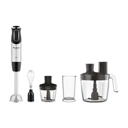 Moulinex Quickchef 0,8 L Mélangeur par immersion 1000 W Noir, Acier inoxydable
