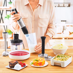 Moulinex Powelix Life 0,8 L Mélangeur par immersion 1200 W Noir, Acier inoxydable - Vue supplémentaire 21