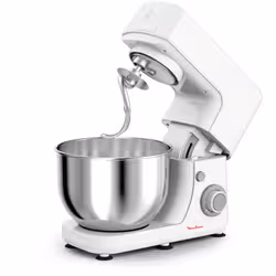 Moulinex Impastatrice Masterchef Essential robot de cuisine 800 W 4,8 L Blanc, Gris - Vue supplémentaire 2