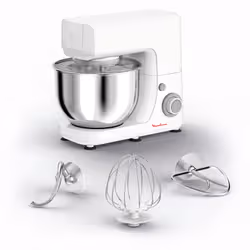 Moulinex Impastatrice Masterchef Essential robot de cuisine 800 W 4,8 L Blanc, Gris - Vue supplémentaire 3