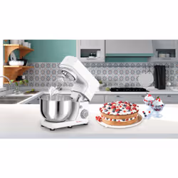 Moulinex Impastatrice Masterchef Essential robot de cuisine 800 W 4,8 L Blanc, Gris - Vue supplémentaire 8