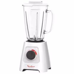 Moulinex LM43P110 blender Mélangeur de table 600 W Transparent, Blanc - Vue supplémentaire 2
