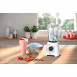 Moulinex LM43P110 blender Mélangeur de table 600 W Transparent, Blanc - Vue supplémentaire 6