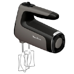 Moulinex PowerMix HM650E10 mixeur Batteur à main 600 W Noir, Gris