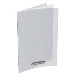 Conquerant Cahiers Polypro bloc-notes 96 feuilles Transparent