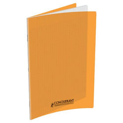 Conquerant Cahiers Polypro bloc-notes 96 feuilles Orange